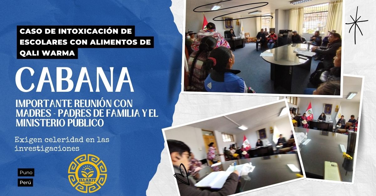 Exigen justicia un año después de los hechos ocurridos en el Colegio Gamaliel Churata del Distrito de Cabana 1