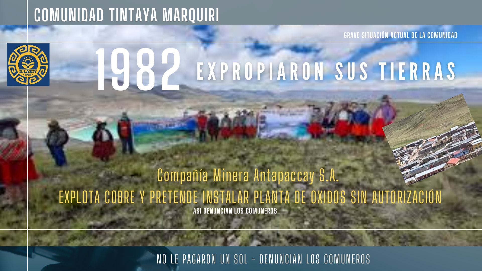 Justicia para la Comunidad Tintaya Marquiri: ¡Derechos y Compromisos Incumplidos! 1